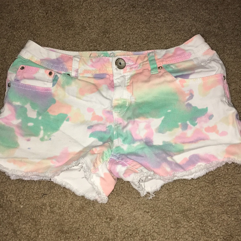 Justice Premium Tie-Dye Girls Jean Shorts